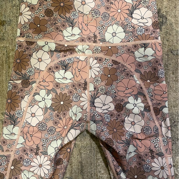 Maventhread Pink floral Leggings - Picture 3 of 4